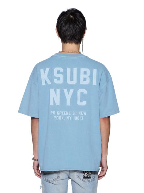 Ksubi K-LOCK BIGGIE SS TEE SUMMER BLUE