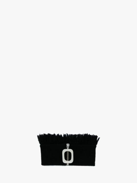 JW Anderson NECKBAND WITH FRINGE DETAIL