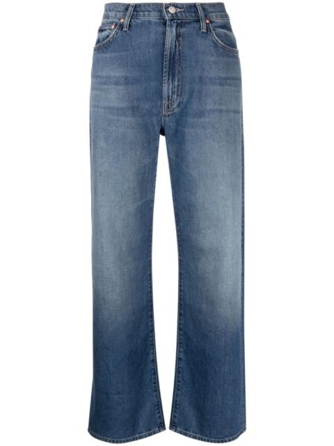 MOTHER The Dodger Ankle cropped straight-leg jeans