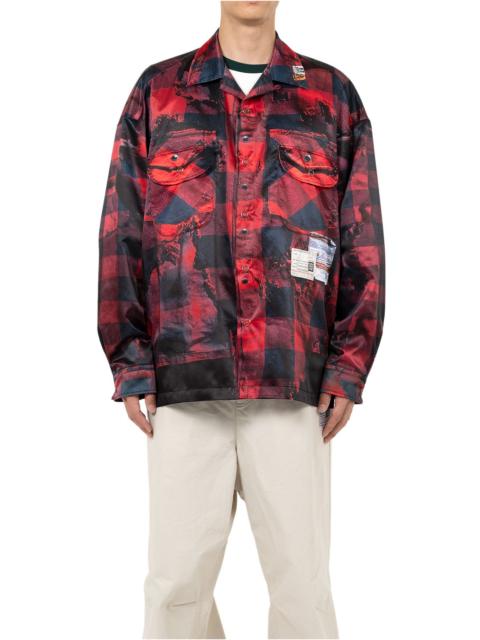 Maison MIHARAYASUHIRO "T.A.T.A x MMY" Trompe-l'oeil Archive Printed Shirt