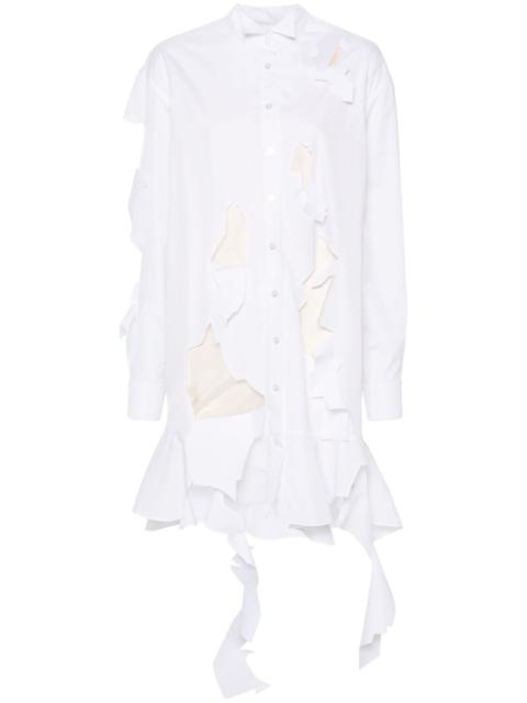 VIKTOR & ROLF cut out-detail shirt dress