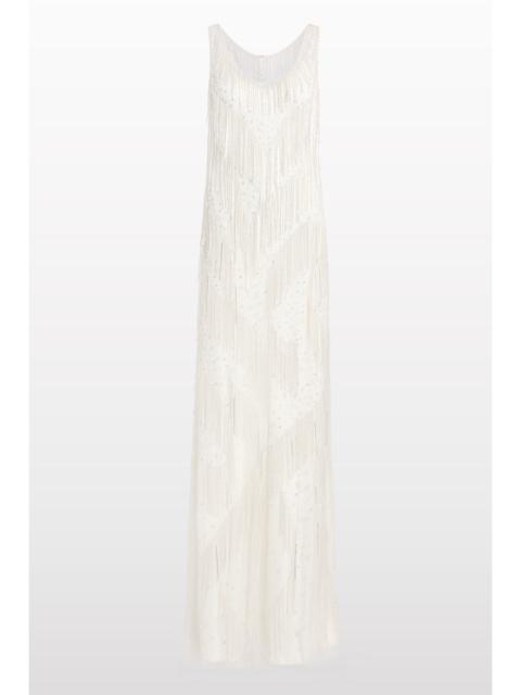 JENNY PACKHAM Symphonie fringed maxi dress
