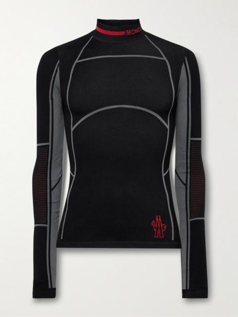 Moncler Grenoble Logo-Jacquard Stretch-Knit Ski Base Layer