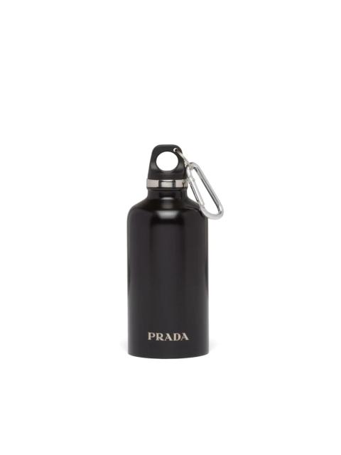 Prada Stainless steel water bottle 350 ml, with bottle holder