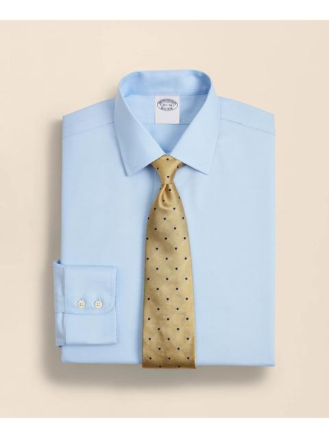 Brooks Brothers Stretch Supima® Cotton Non-Iron Twill Ainsley Collar Dress Shirt