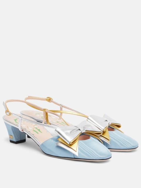 Valentino Bowow leather pumps