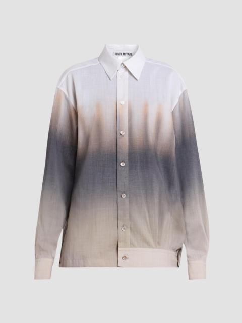 ISSEY MIYAKE Women's Plumage Ombré Button-Front Shirt - Chukar