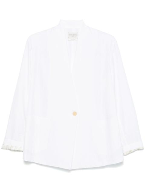 forte_forte twill-weave blazer