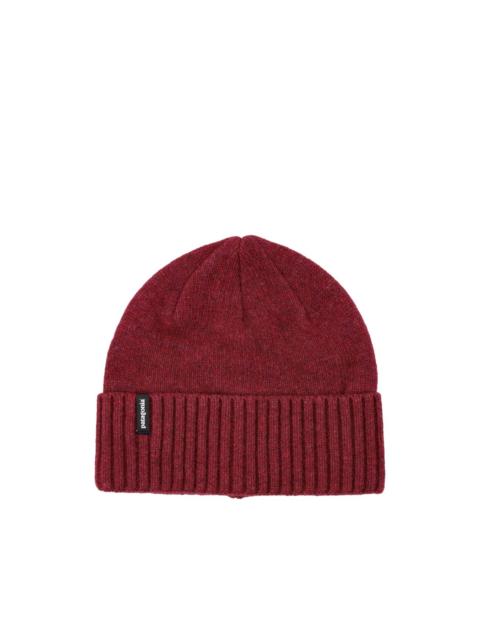 Patagonia ribbed-knit logo-patch beanie hat
