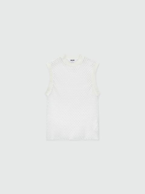 MSGM Transparent top