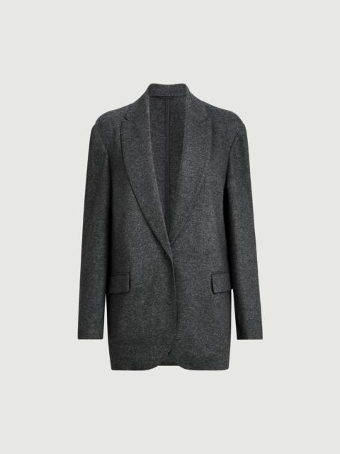 Brunello Cucinelli Cashmere jersey blazer with monili