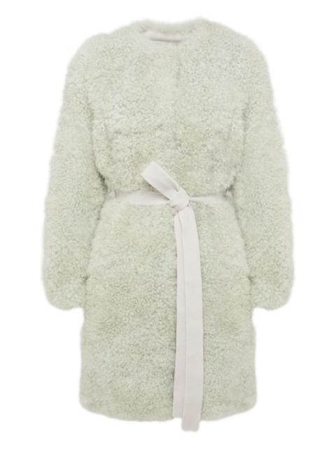 Yves Salomon shearling belted coat