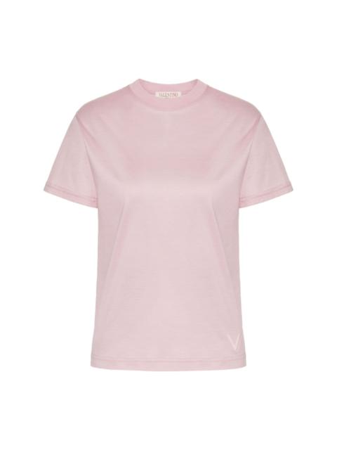 Valentino logo-embroidered jersey-cotton T-shirt