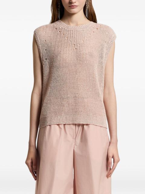 PESERICO open knit vest