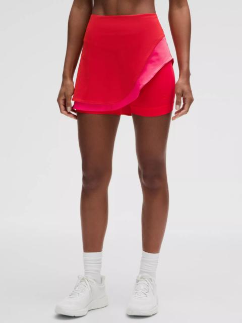 lululemon Asymmetrical Layered High-Rise Tennis Skirt