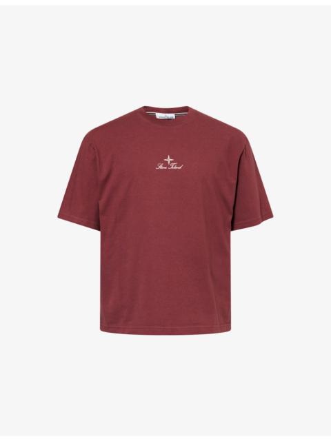 Stone Island Brand-Embroidered Cotton-Jersey T-Shirt