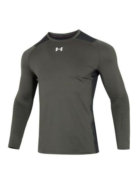Under Armour Under Armour HeatGear Vent Fitted Long Sleeve 'Green' 1370659-310