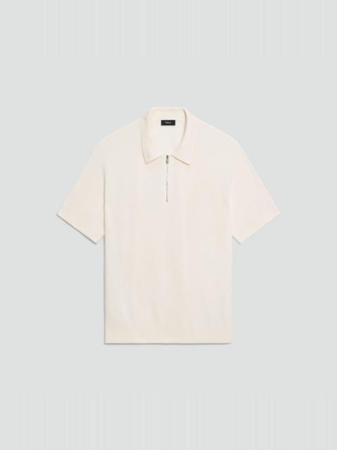 Theory Zip Polo Shirt in Cotton