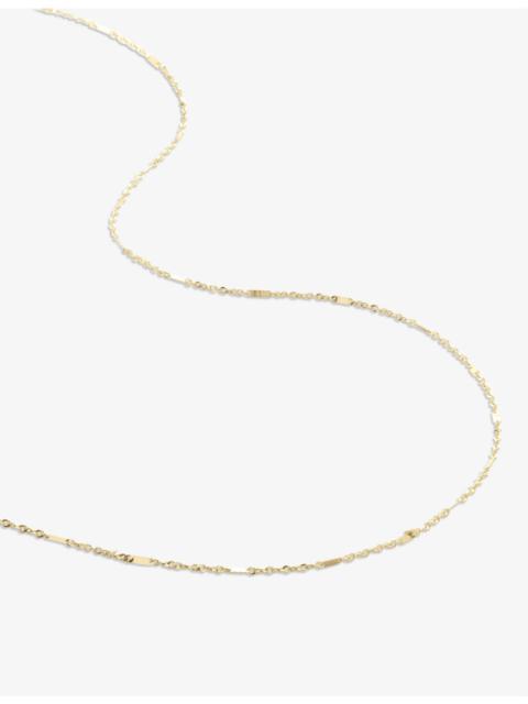MONICA VINADER Shimmer 14ct yellow-gold chain necklace