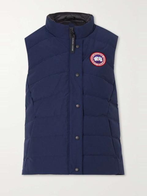 Freestyle quilted shell down vest