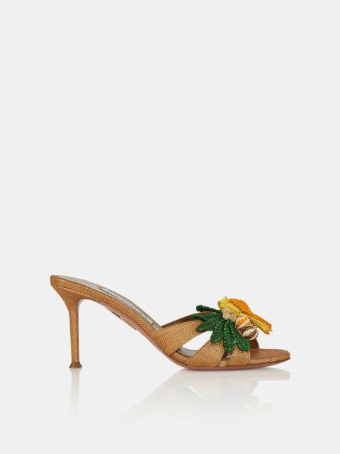 AQUAZZURA Birdsong Mule 75