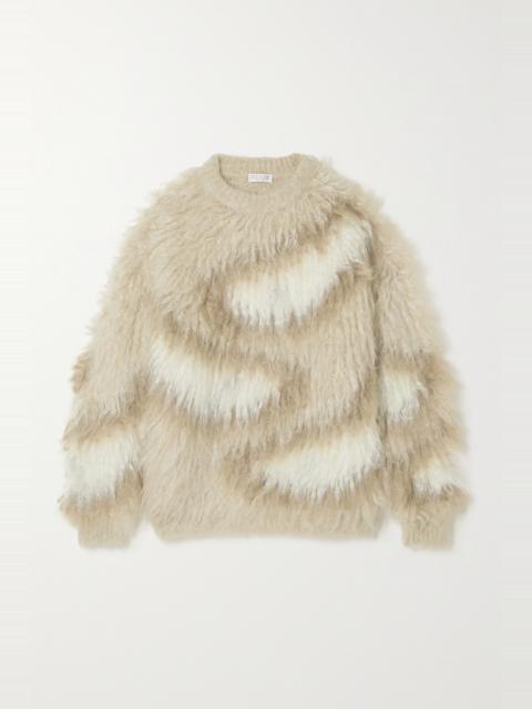Brunello Cucinelli Mohair-blend 스웨터