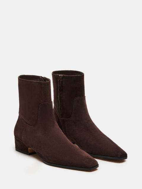 STEVE MADDEN DUSTY CHOCOLATE BROWN SUEDE