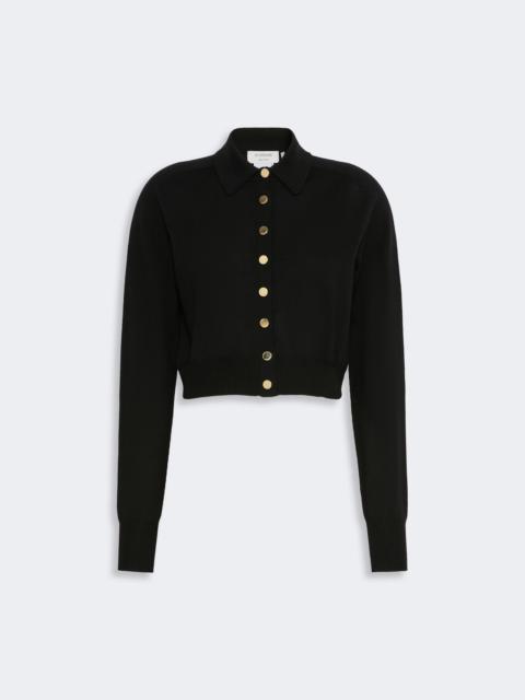 Sportmax LIRICA Pure wool cardigan - BLACK