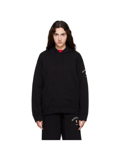 MM6 Maison Margiela Black Mannequin-Print Hoodie