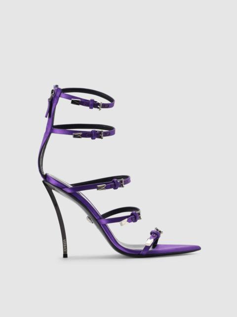 VERSACE Versace Women's Pin-Point Purple Sandals