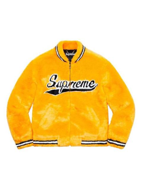 Supreme Supreme SS20 Week 1 Faux Fur Varsity Jacket SUP-SS20-025