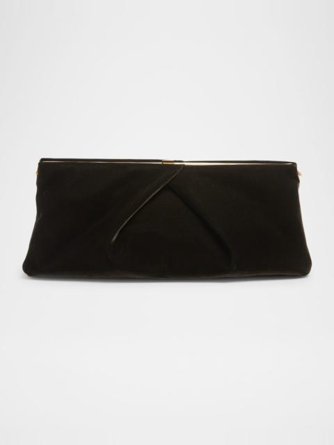 Dries Van Noten Velvety Viscose Clutch Bag