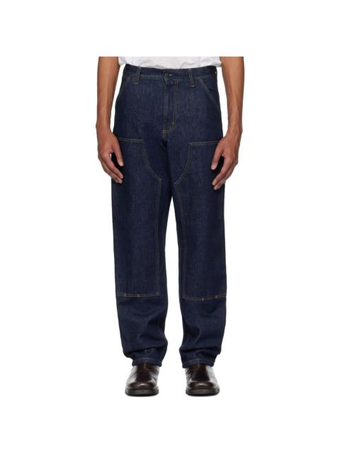 Blue Double Knee Jeans