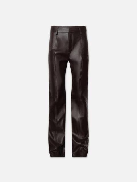 FRAME Seamed Leather Pant in Espresso