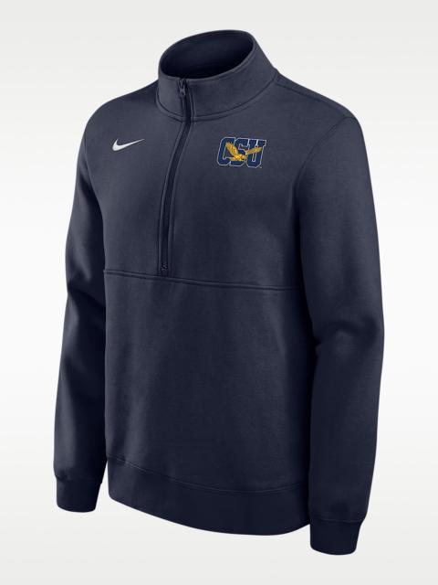 Nike Coppin State University Eagles Club Men's Nike College Fleece Half-Zip Top