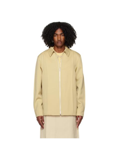 Jil Sander Tan Zip Jacket