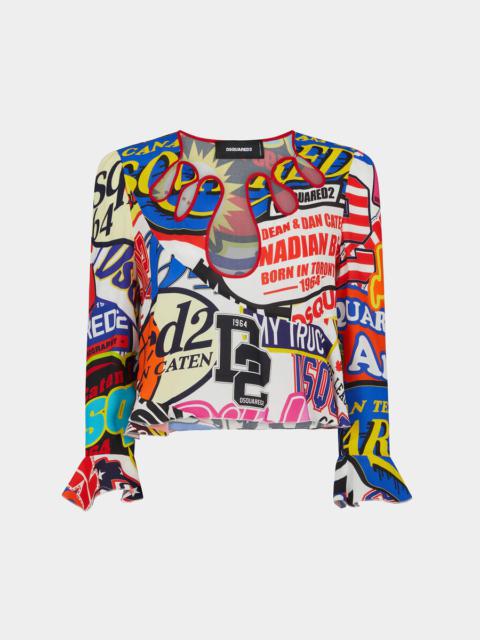 DSQUARED2 FLUID BLOUSE