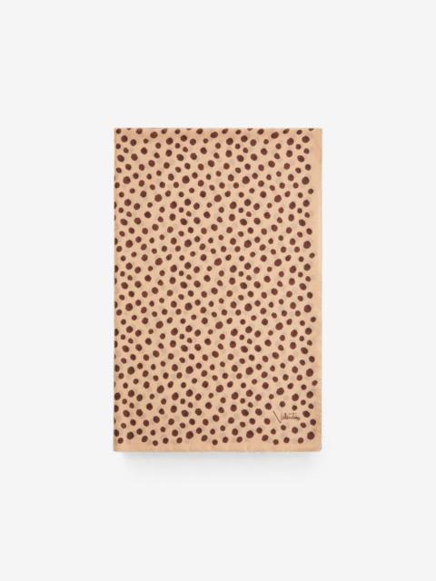 Valentino Dalmata Plus de Pois polka-dot sarong in cotton and silk