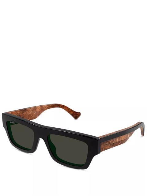 Web Studi Rectangular Sunglasses, 55mm