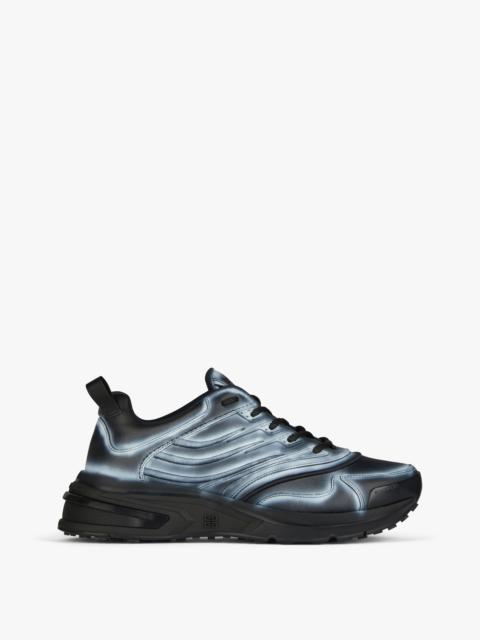 Givenchy GIV 1 SNEAKERS IN LEATHER WITH TAG EFFECT PRINTS