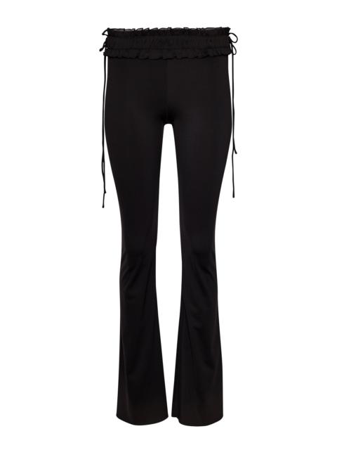 RUCHED SIDE TIE STRETCH PANT