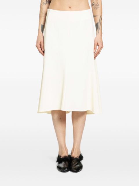 Jil Sander A-line midi skirt