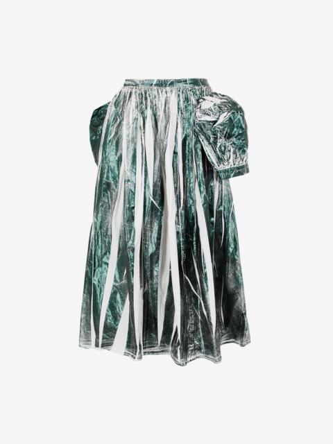 MM6 Maison Margiela Gathered skirt with hanging sleeves