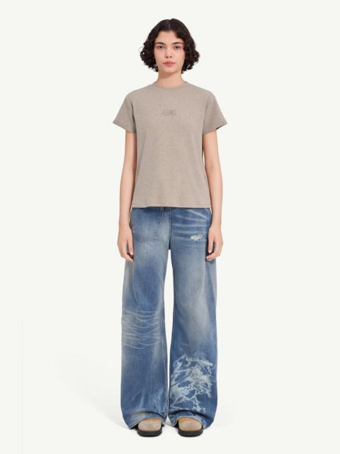 MM6 Maison Margiela Wool blend rib jersey T-shirt