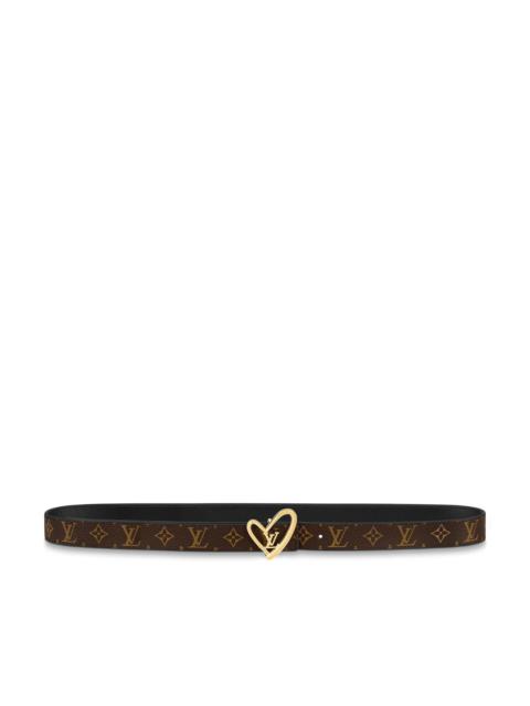 Louis Vuitton Fall in Love Reversible 20mm Belt