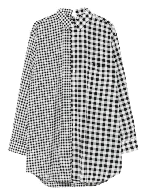 Comme Des Garçons gingham-pattern shirt
