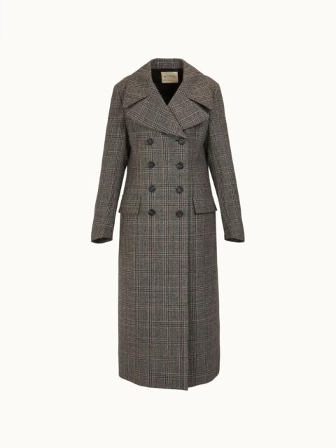 Tod's DOUBLE BREASTED COAT - GREY, RED