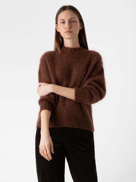 Sunspel Mohair Silk Crew Neck Jumper