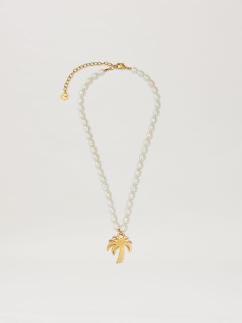 Palm Angels Pearls Palm Necklace