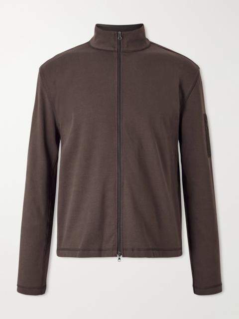 AMOMENTO Cotton Zip-Up Sweater